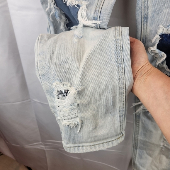 One Teaspoon Awesome Baggies jeans with sequin size 27 in VGUC - Picture 5 of 12